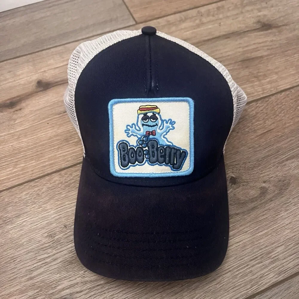 Boo Berry Cereal American Needle Mesh Trucker Snapback Cap Dad Hat Patch